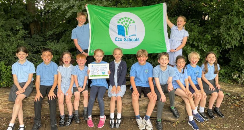 Environmental Projects Earn Green Flag for Hardingstone Academy